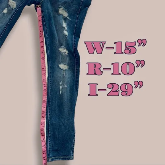 TORRID NWOT Premium Bombshell High-Rise Destructed Winchester Eco Wash Jeans 10