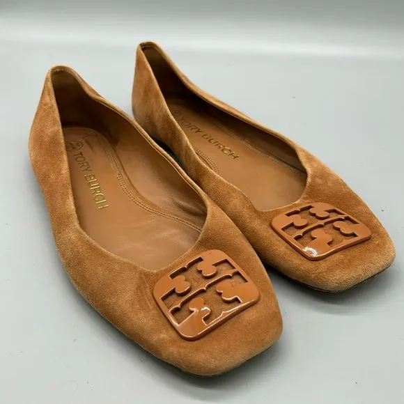 Tory Burch flats suede leather sz| 9
