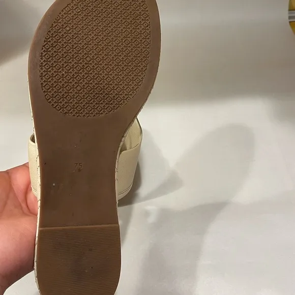 Tory Burch Fleming FlatThong Sandals Nappa Leather