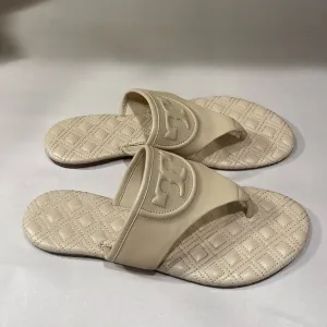 Tory Burch Fleming FlatThong Sandals Nappa Leather