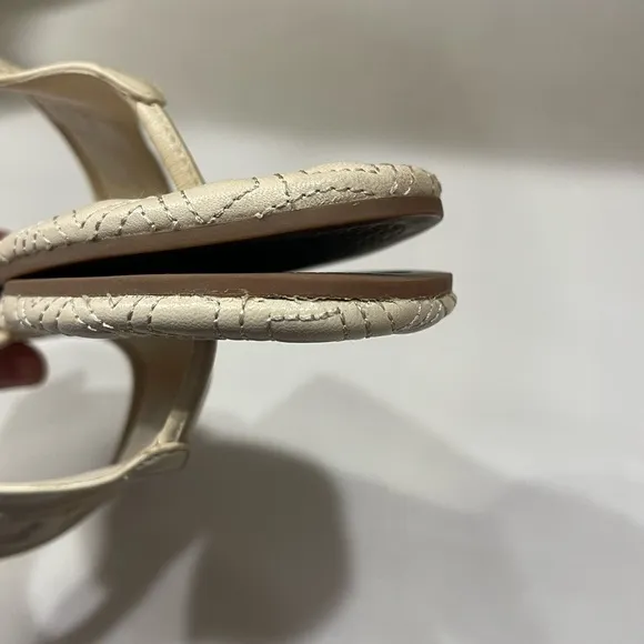 Tory Burch Fleming FlatThong Sandals Nappa Leather