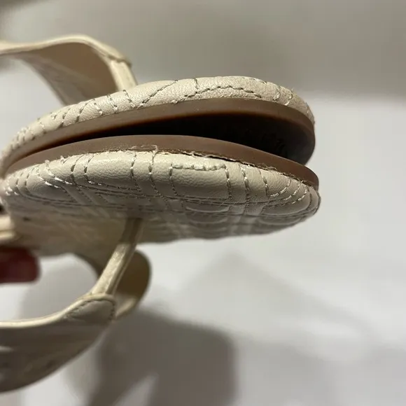 Tory Burch Fleming FlatThong Sandals Nappa Leather