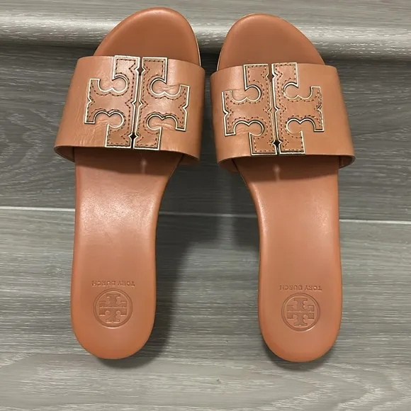 🖤Tory Burch Ines 80mm Wedge slides / sandals