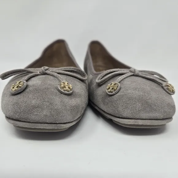 Tory Burch Laila Suede Driver Ballet Flats