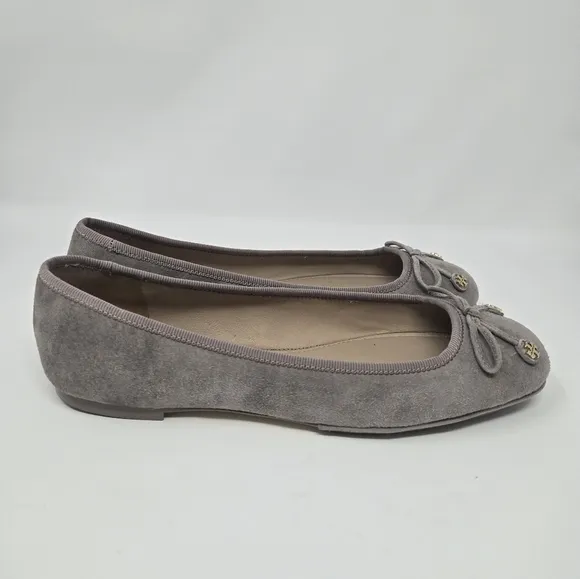 Tory Burch Laila Suede Driver Ballet Flats