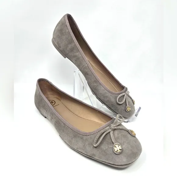 Tory Burch Laila Suede Driver Ballet Flats