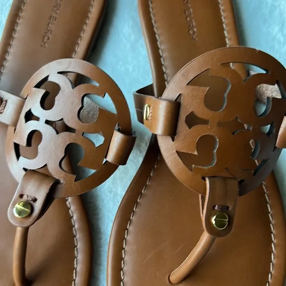 Tory Burch Leather Miller  Sandals
