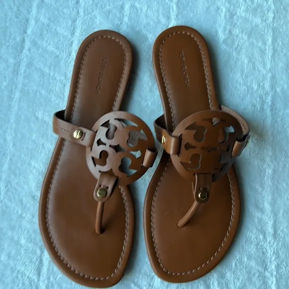 Tory Burch Leather Miller  Sandals