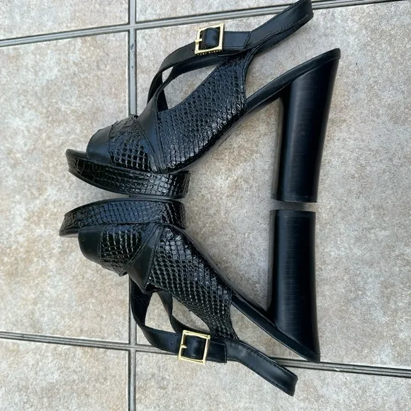 Tory Burch Leather Slingback Sandals