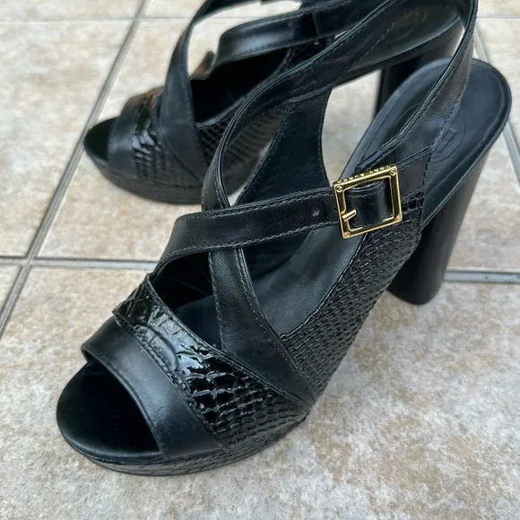 Tory Burch Leather Slingback Sandals