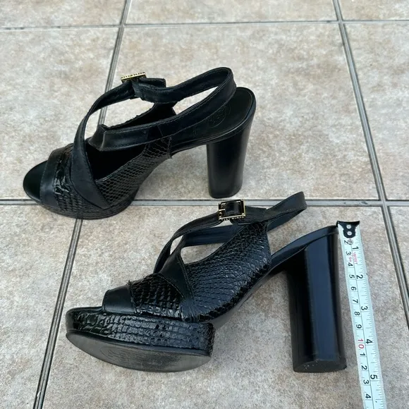 Tory Burch Leather Slingback Sandals