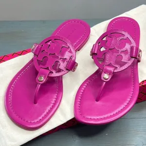 TORY BURCH miller goat leather fucshia 500 color size#5order (A1)