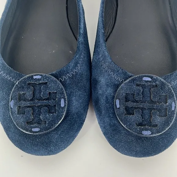 Tory Burch “Minnie” Suede Flats, Size 7.5