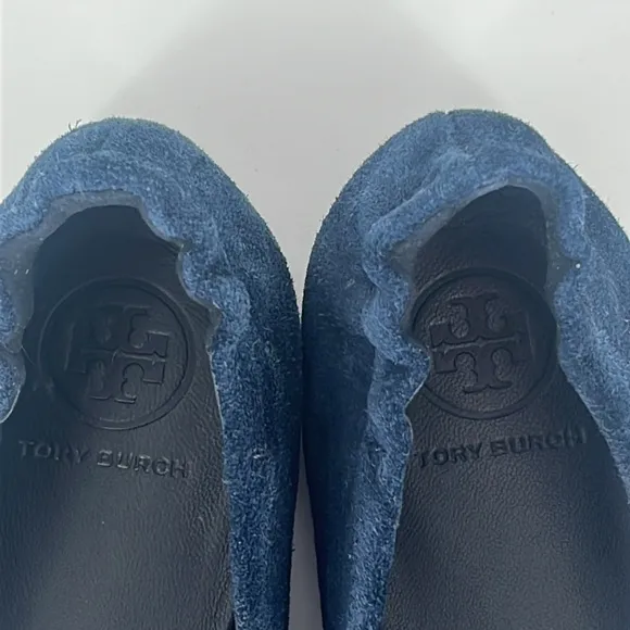 Tory Burch “Minnie” Suede Flats, Size 7.5