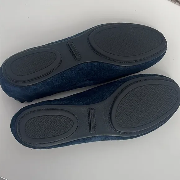 Tory Burch “Minnie” Suede Flats, Size 7.5