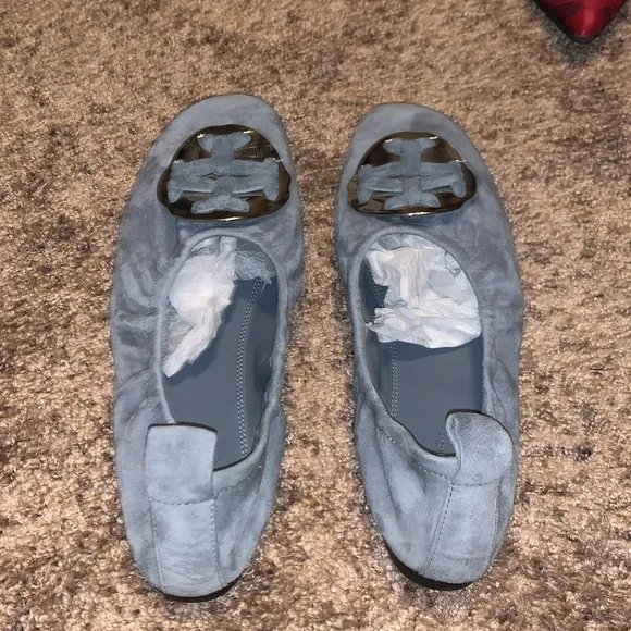 Tory Burch suede ballet flats