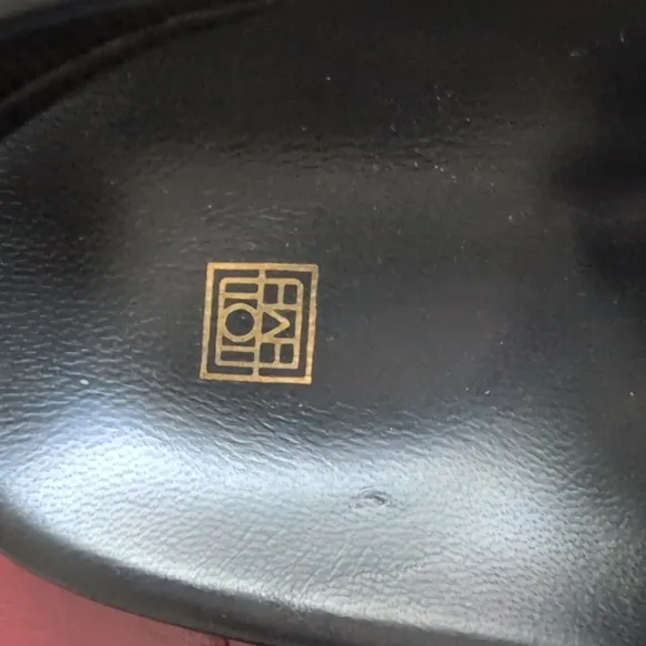 Toteme The Chunky Black Canvas Leather Flat Dad Style Sandals Women’s 40 US 9