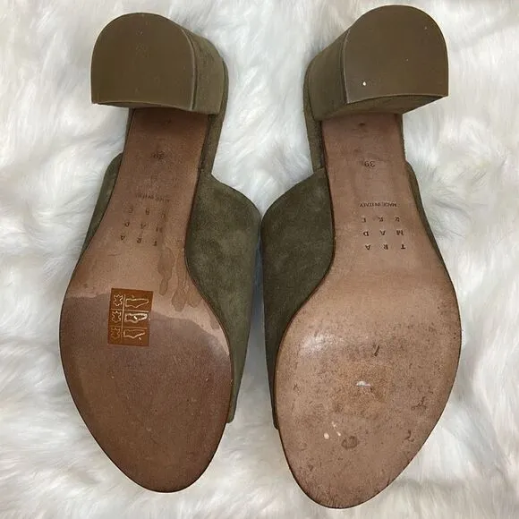 Trademark Suade Slides size 9