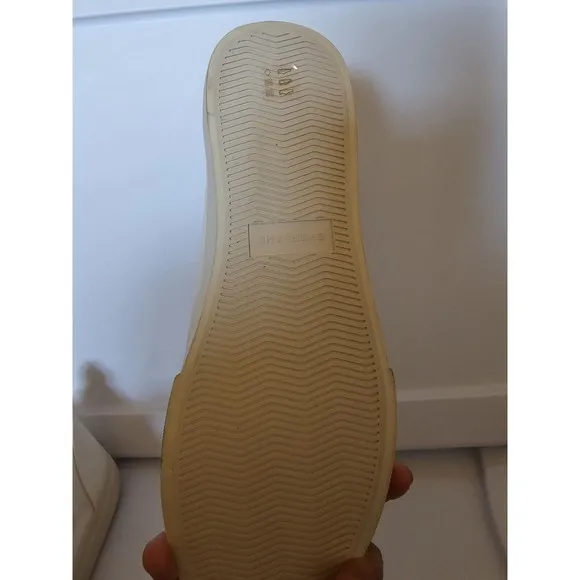 TREAD by‎ Everlane White Ecru Canvas Laceup Sneakers Tennis Shoes Size M:12 W:14