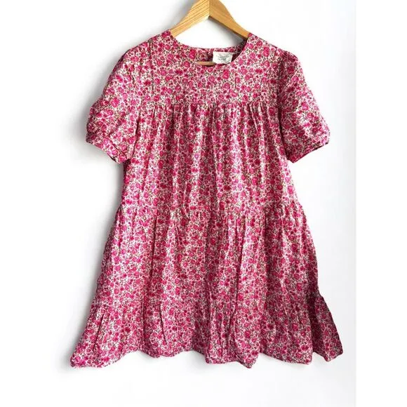 Tuckernuck HYACINTH HOUSE Pink Floral Quinn Dress Coquette Girly Spring Sz Small