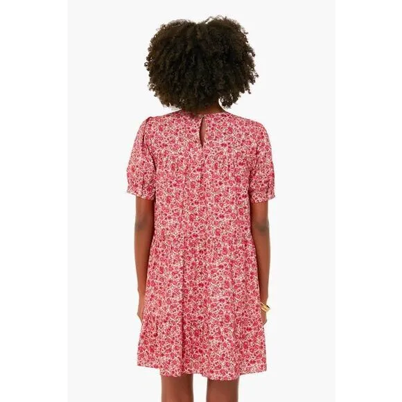 Tuckernuck HYACINTH HOUSE Pink Floral Quinn Dress Coquette Girly Spring Sz Small