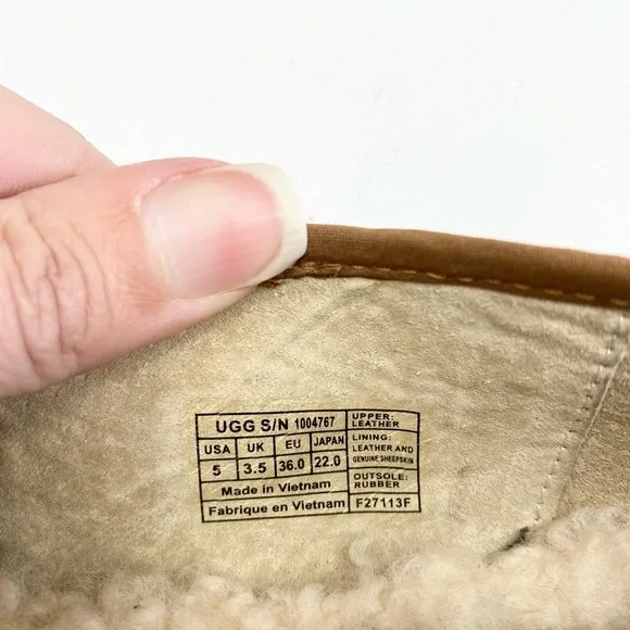 UGG Alloway Leopard Suede Flats With Lining 5