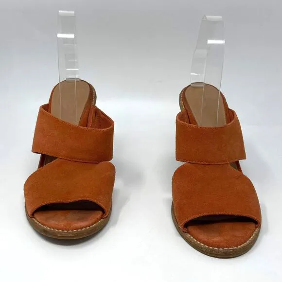 UGG AUSTRALIA Celia Suede Stacked Chunky Block High Heel Sandals