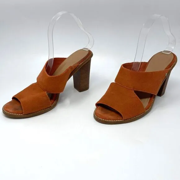 UGG AUSTRALIA Celia Suede Stacked Chunky Block High Heel Sandals