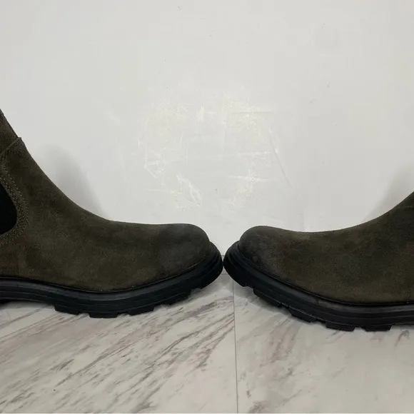 UGG Biltmore Chelsea Gray Green Suede Boot 7 Men’s