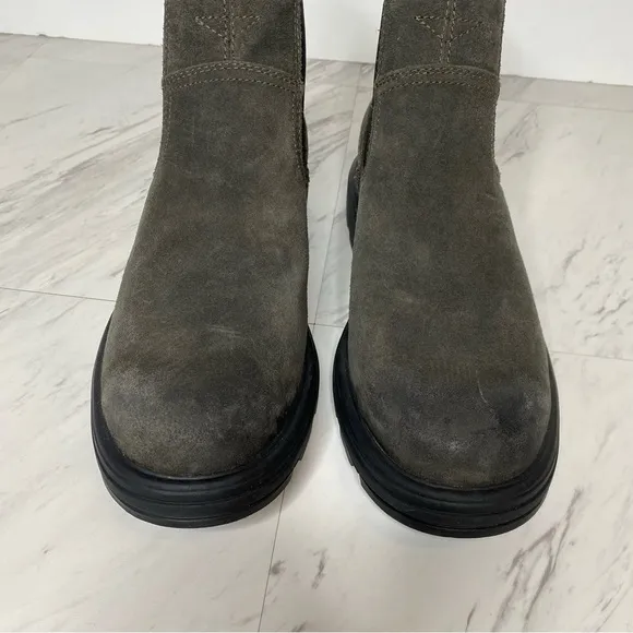 UGG Biltmore Chelsea Gray Green Suede Boot 7 Men’s