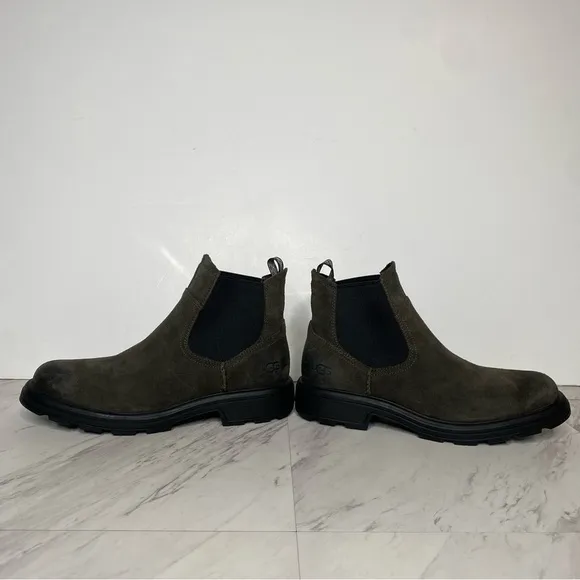 UGG Biltmore Chelsea Gray Green Suede Boot 7 Men’s