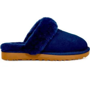 🆕UGG Cozy Genuine Shearling Slide Shoes Slippers*NAVY BLUE* NIB*FAST SHIPPING🎁