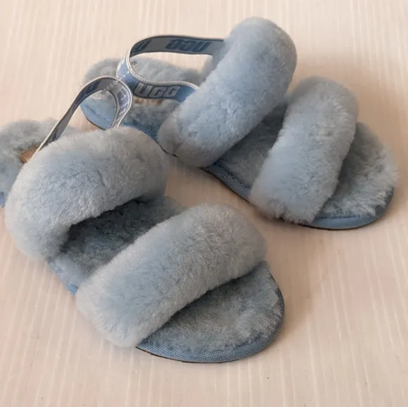 UGG Kids Oh Yeah Slides slippers size 12