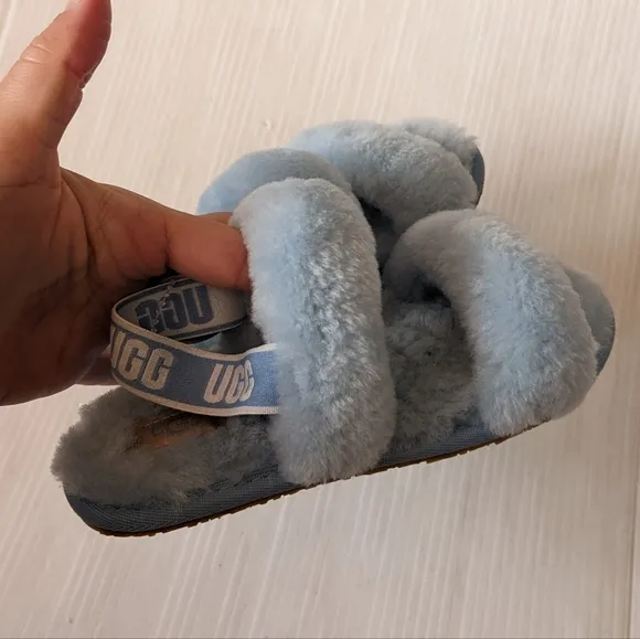 UGG Kids Oh Yeah Slides slippers size 12