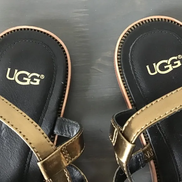 Ugg leather sandals, size 9