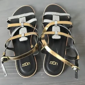 Ugg leather sandals, size 9
