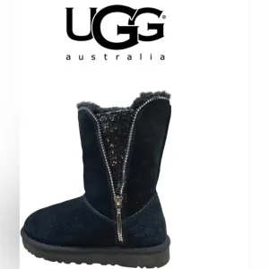 UGG Marice Black Sequin classic Boots women’s size 7