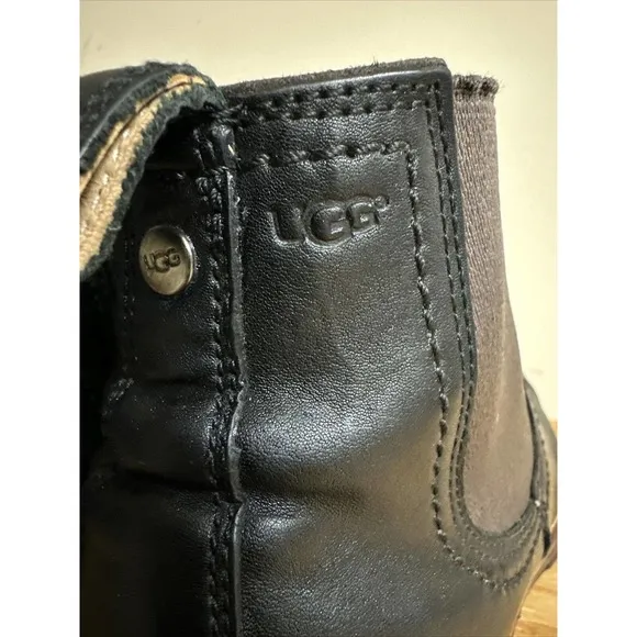 UGG Men Black Chelsea Boots Size‎ 10.5 M
