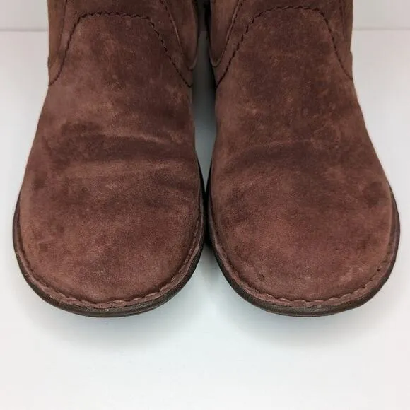 UGG Neevah brown suede leather ankle boots women's size 7
