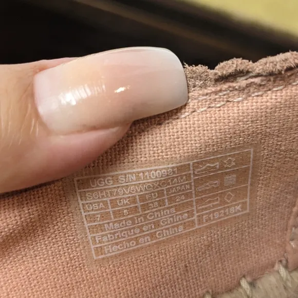 Ugg suede espadrille flats