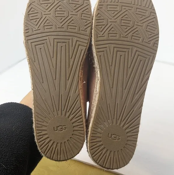Ugg suede espadrille flats