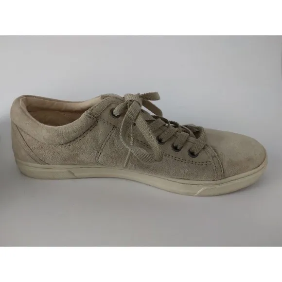 UGG Suede Leather Lace Up Sneakers Casual Flats #1005484 Womens Size US 6.5