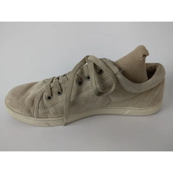 UGG Suede Leather Lace Up Sneakers Casual Flats #1005484 Womens Size US 6.5