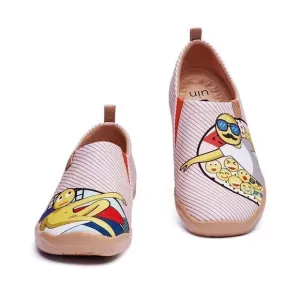 UIN Men's Casual Loafers Canvas Comfort Soft Walking Shoes (Don't Leave Me)
