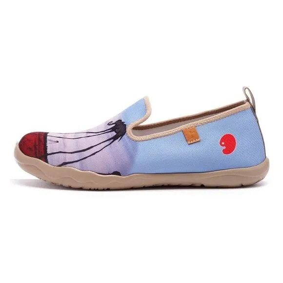 UIN Men's Casual Walking Travel Shoes Slip On Knitted Shoes(The Elephants)No Box