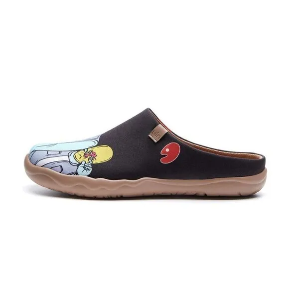 UIN Men's Mules Comfort Canvas slipper shoe (So Far So Good Malaga)