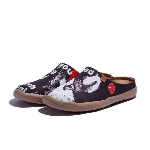 UIN Men's Mules Comfort Shoes walking Casual slipper (Love and Loyalty Malaga )