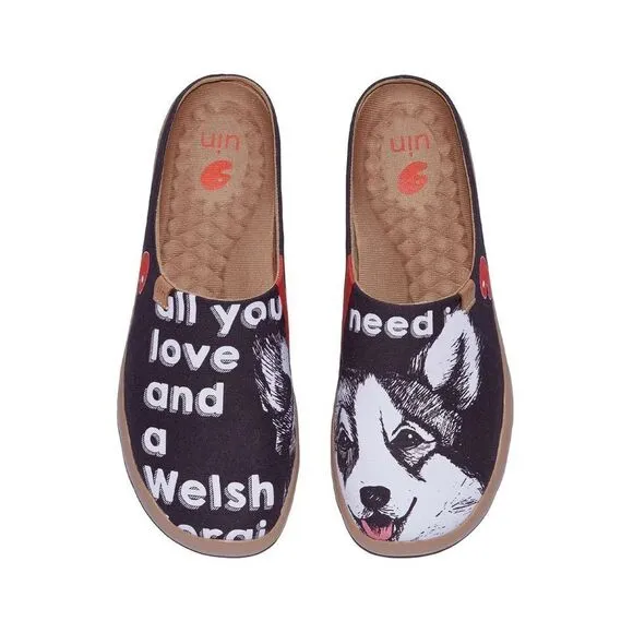 UIN Men's Mules Comfort Shoes walking Casual slipper (Love and Loyalty Malaga )