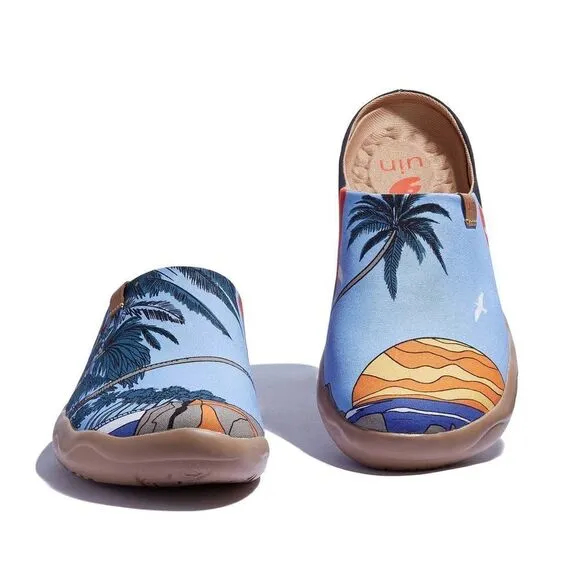 UIN Men's Mules Comfort Canvas Upper shoe (Vacay Time Malaga )