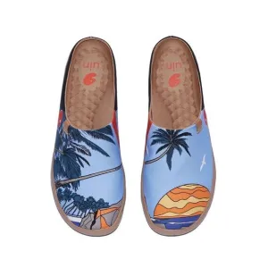 UIN Men's Mules Comfort Canvas Upper shoe (Vacay Time Malaga )